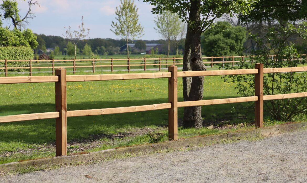 800 meter lantligt staket för hage eller trädgård